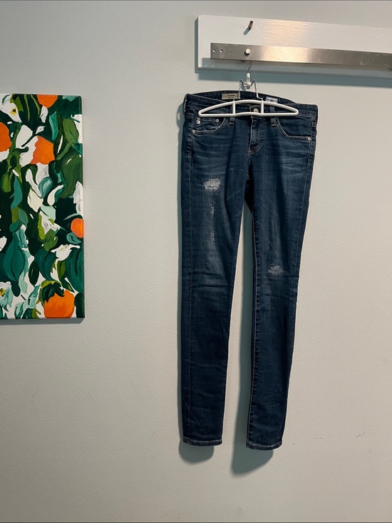 Ag Adriano Goldschmied Denim - Ag Adriano Goldschmied Dark Blue Skinny Jeans